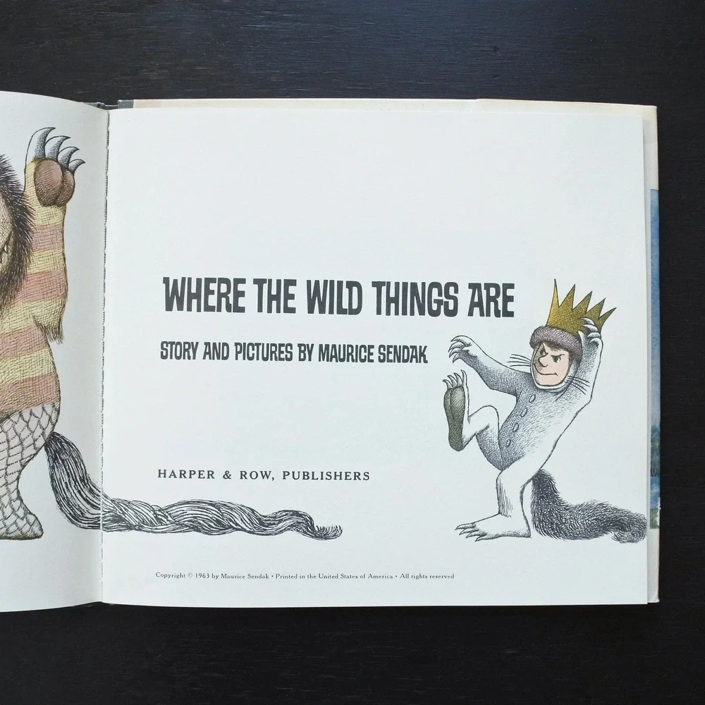 Vintage 1974 Hardcover Reprint Where The Wild Things Are by Maurice Sendak